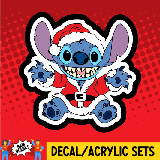 626 Santa Suit - DECAL AND ACRYLIC SHAPE #DA02634