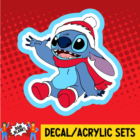 626 Winter Scarf - DECAL AND ACRYLIC SHAPE #DA02638