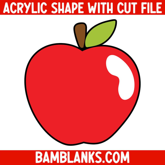 Apple - Acrylic Shape #468