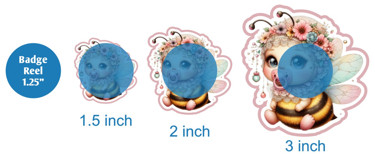 Baby Bee - DECAL AND ACRYLIC SHAPE #DA02518