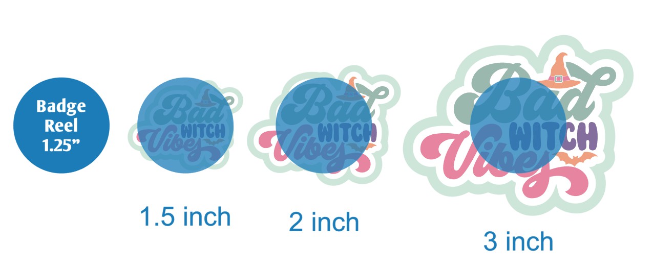 Bad Witch Vibes 2 - DECAL AND ACRYLIC SHAPE #DA02778