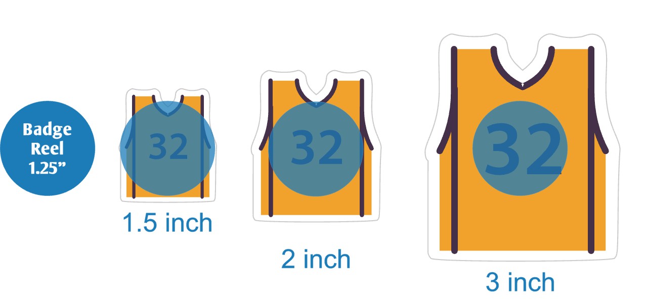 Basketball Jersey - Acrylic Shape #067