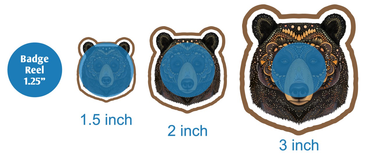 Bear Boho - DECAL AND ACRYLIC SHAPE #DA02409