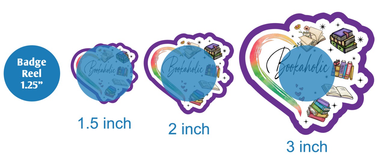 Bookaholic Heart - DECAL AND ACRYLIC SHAPE #DA02936