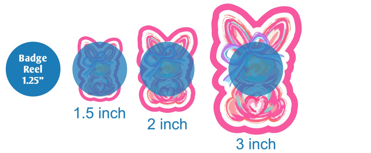 Brushstroke Bunny - DECAL AND ACRYLIC SHAPE #DA03621