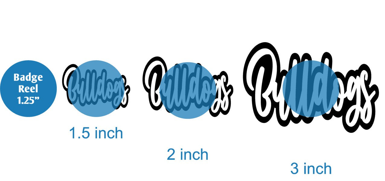 Bulldogs - Acrylic Shape #1516