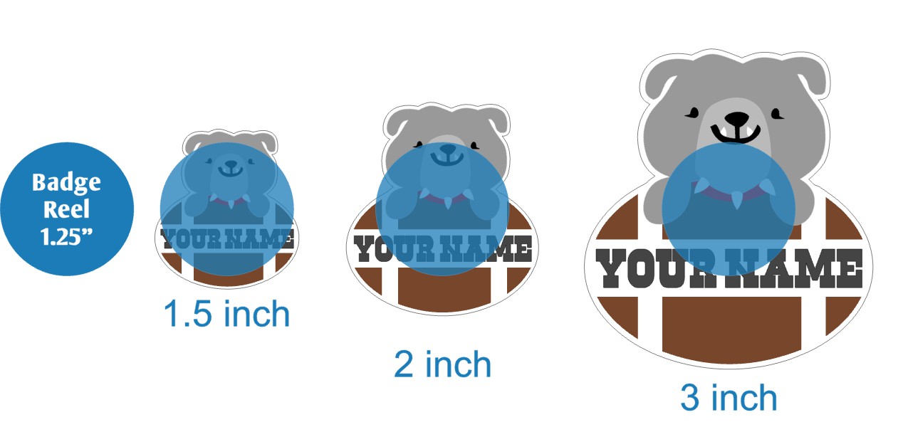 Bulldog with Football - Acrylic Shape #638