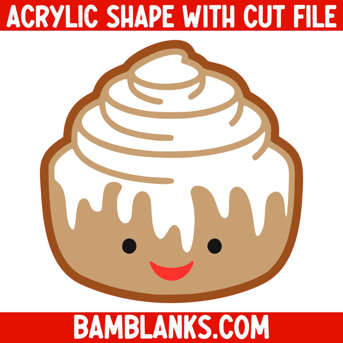 Bun - Acrylic Shape #203