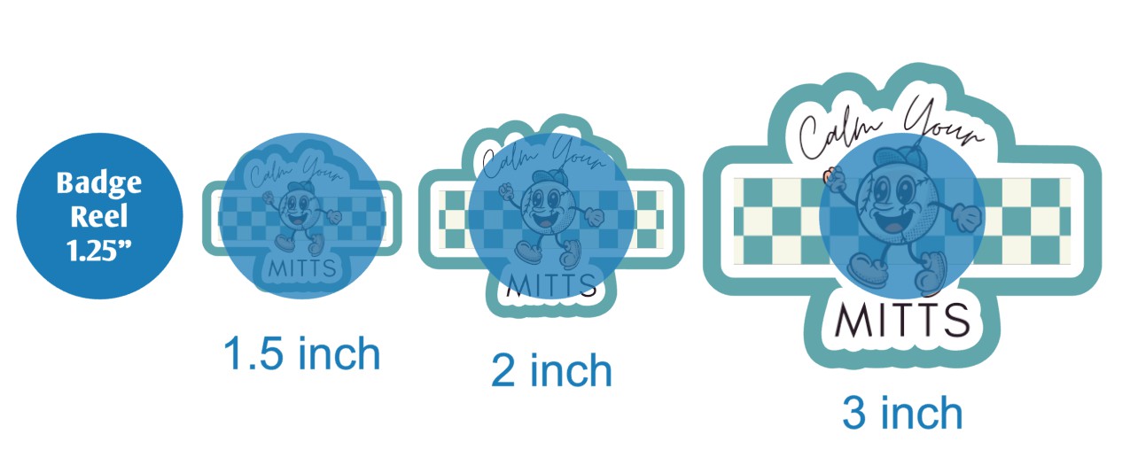 Calm Your Mitts - DECAL AND ACRYLIC SHAPE #DA02983