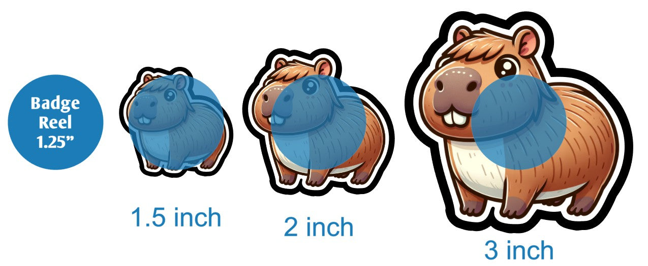 Capybara - DECAL AND ACRYLIC SHAPE #DA02384