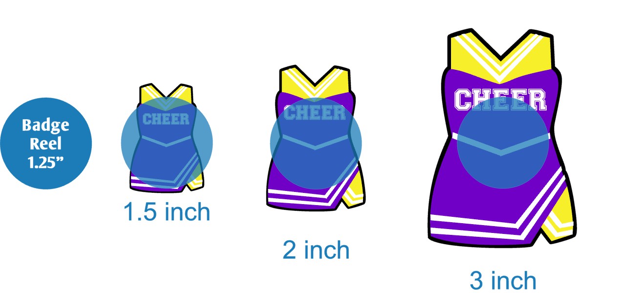 Cheer Uniform - Acrylic Shape #1359