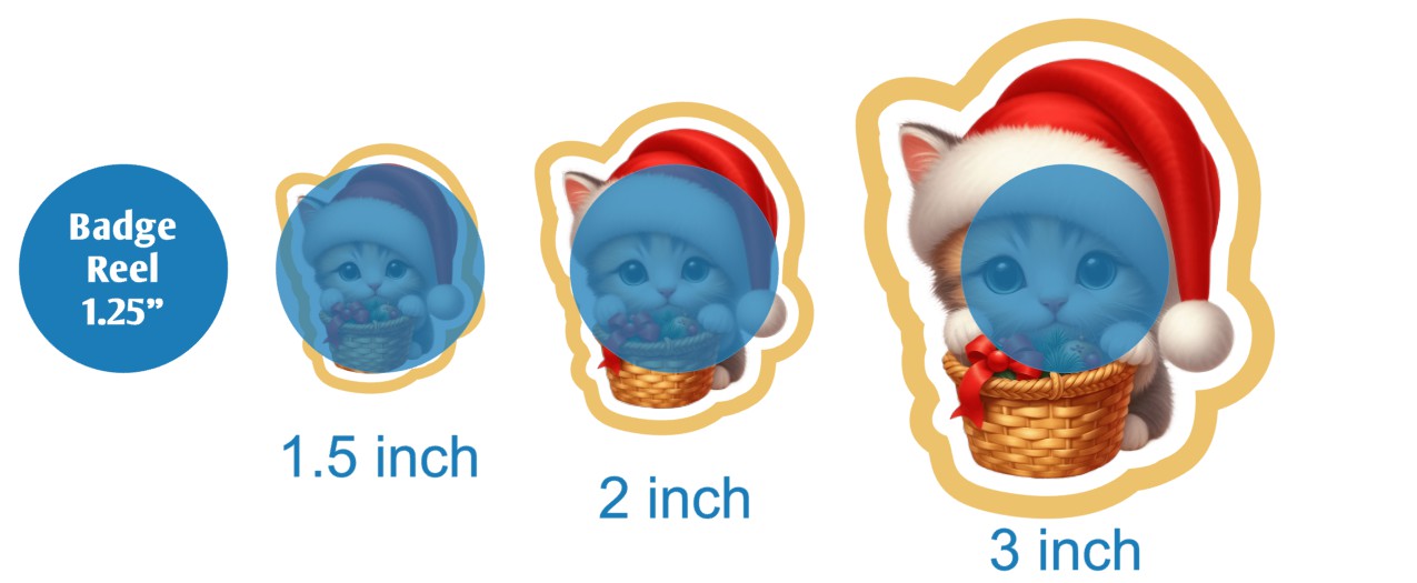Christmas Cat with Basket - DECAL AND ACRYLIC SHAPE #DA02899