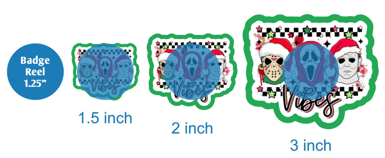 Christmas Horror Vibes - DECAL AND ACRYLIC SHAPE #DA03419