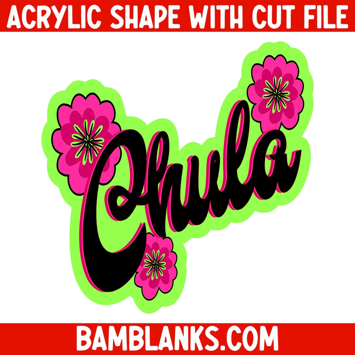 Chula - Acrylic Shape #1554