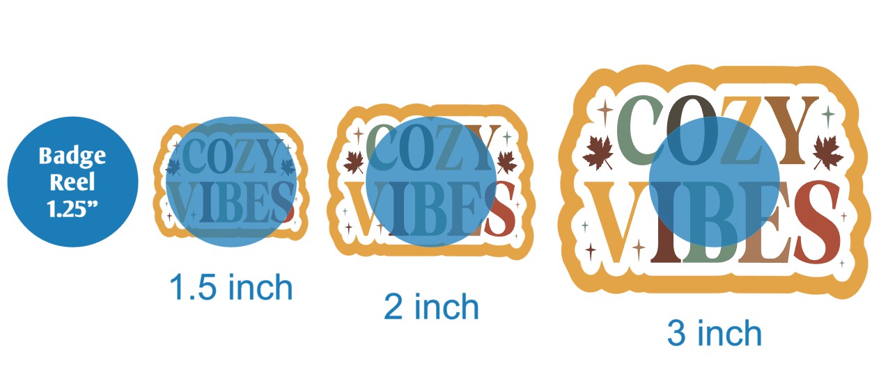 Cozy Vibes - DECAL AND ACRYLIC SHAPE #DA02692