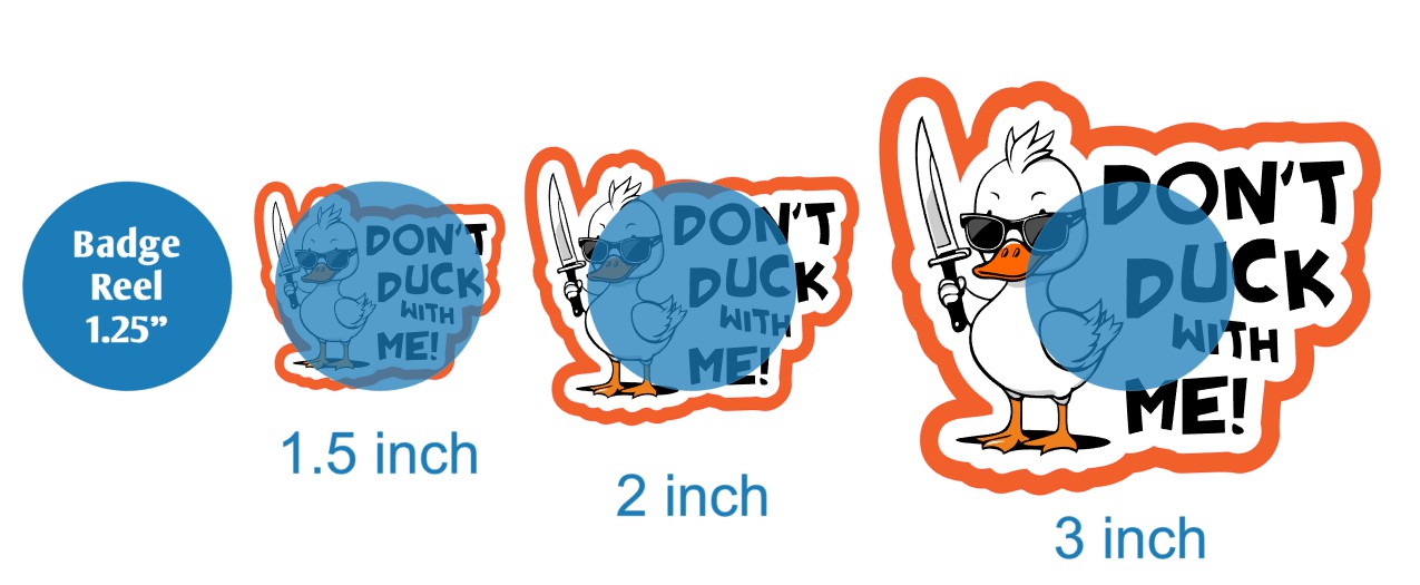 Dont Duck with Me - DECAL AND ACRYLIC SHAPE #DA02143