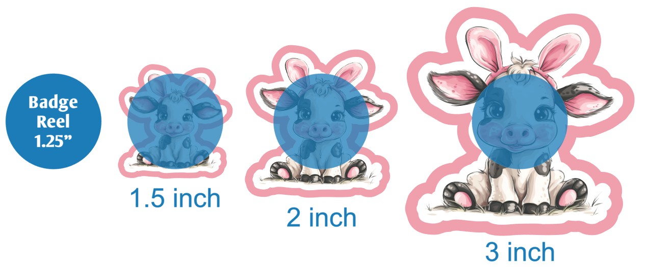 Easter Cow 2 - DECAL AND ACRYLIC SHAPE #DA03626