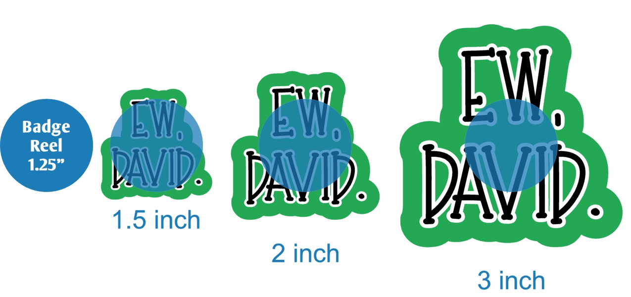 Ew David - Acrylic Shape #1278