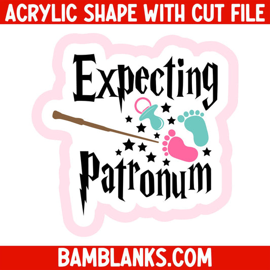 Expecting Patronum - Acrylic Shape #2522
