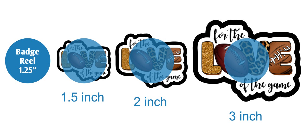 For The Love Of The Game Football - DECAL AND ACRYLIC SHAPE #DA03330