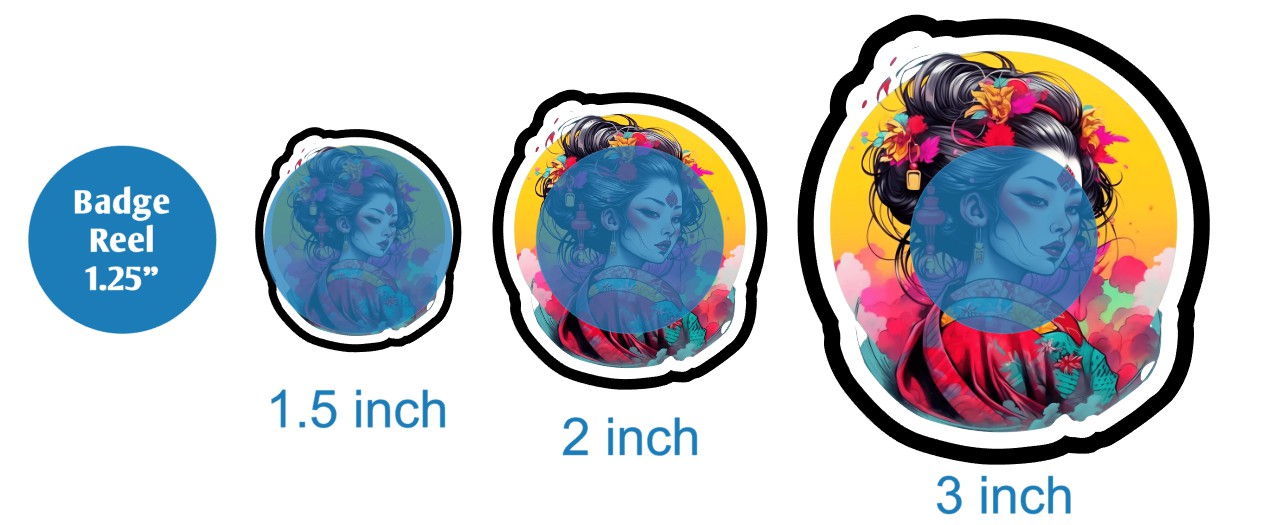 Geisha 2 - DECAL AND ACRYLIC SHAPE #DA02405