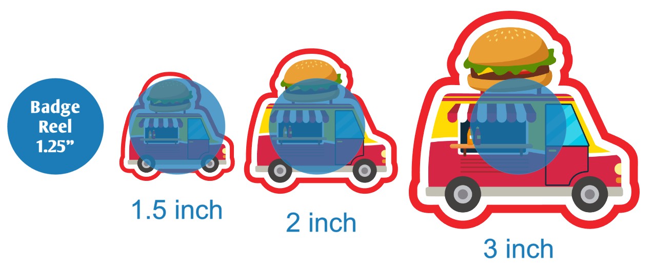 Hamburger Food Truck - DECAL AND ACRYLIC SHAPE #DA02386