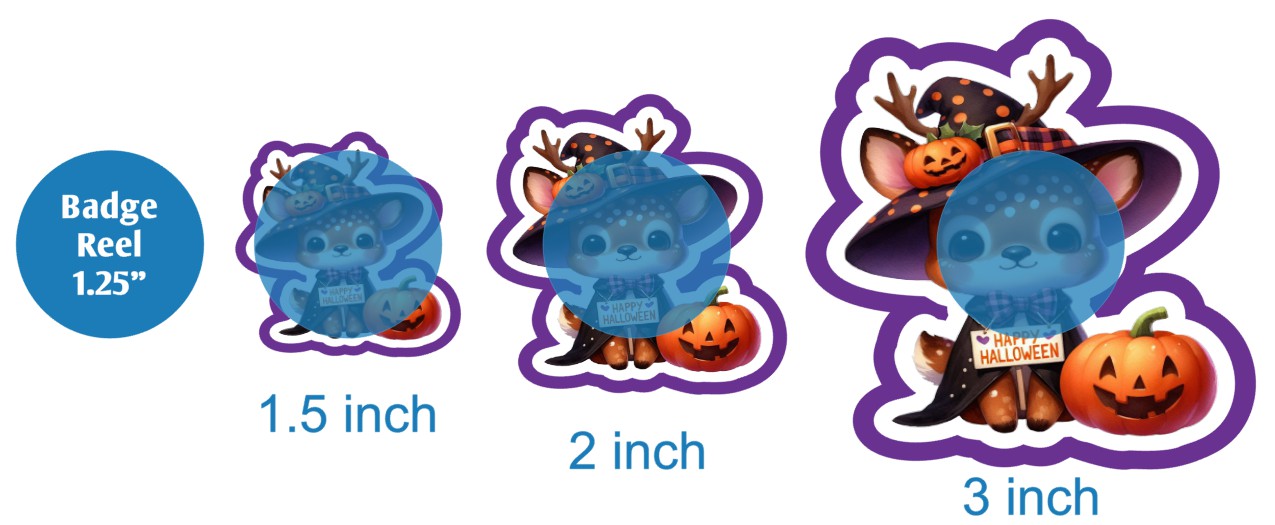 Happy Halloween Deer - DECAL AND ACRYLIC SHAPE #DA02768