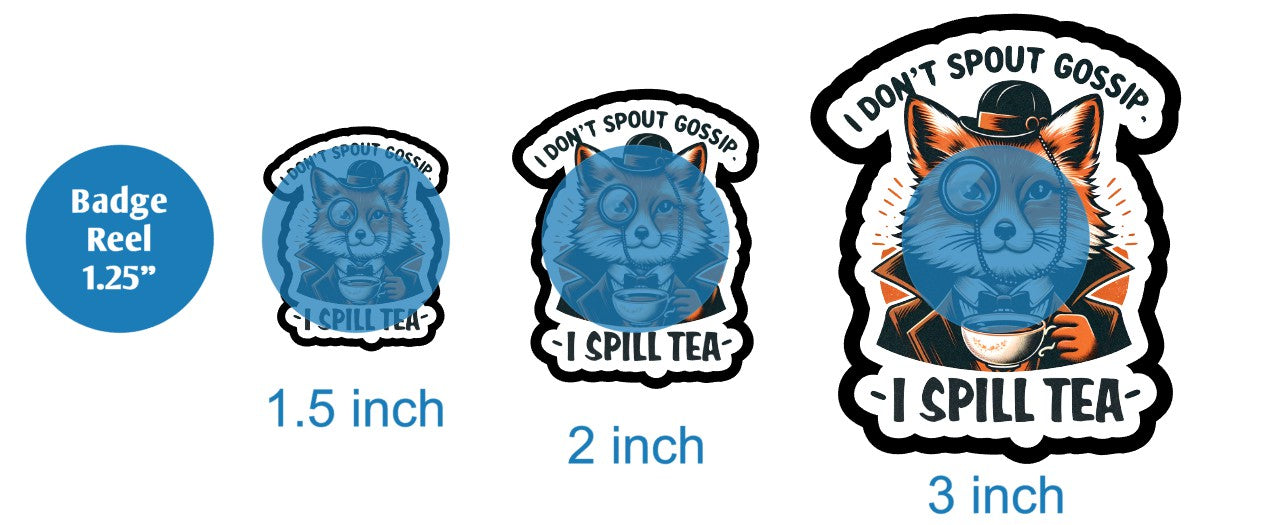 I Dont Gossip - DECAL AND ACRYLIC SHAPE #DA02359