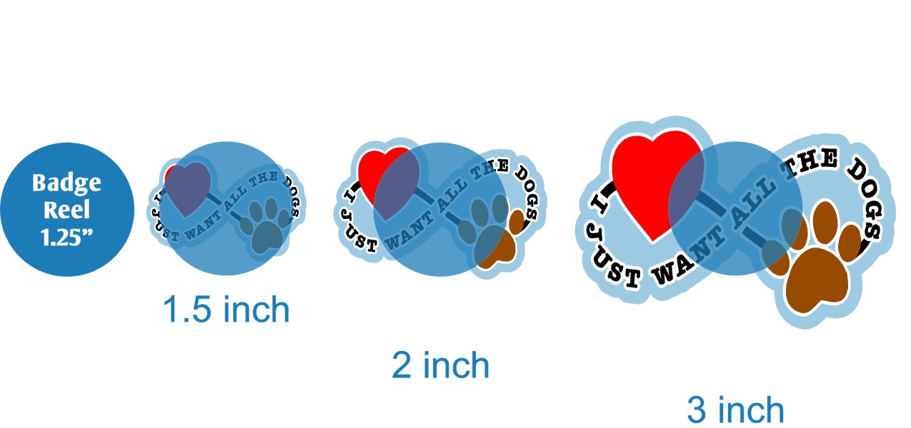 I Just Want All The Dogs - Acrylic Shape #1303