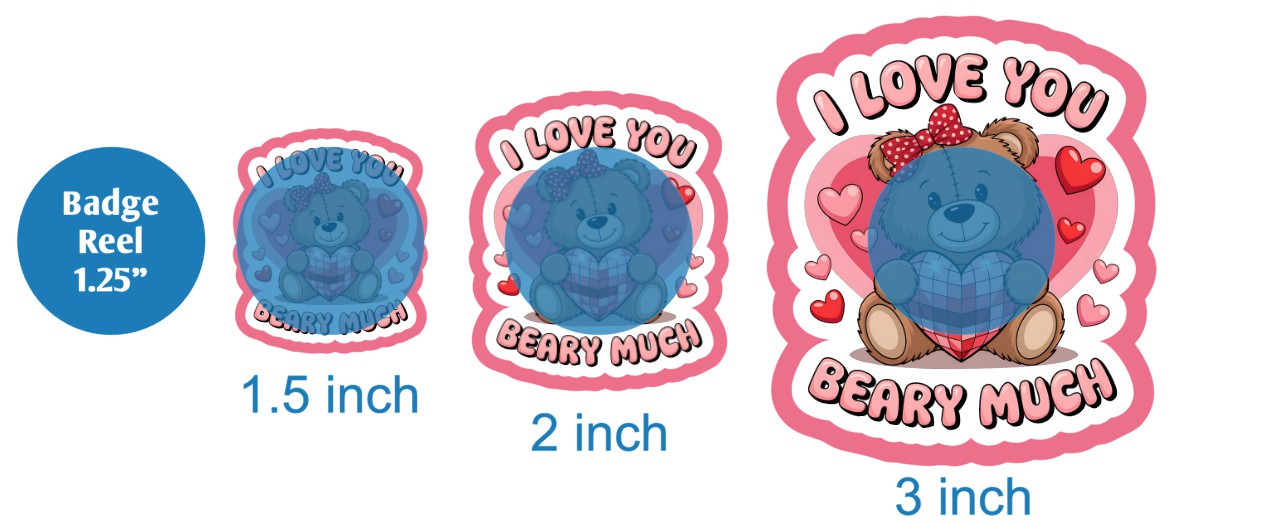 I Love You Beary Much - DECAL AND ACRYLIC SHAPE #DA03540