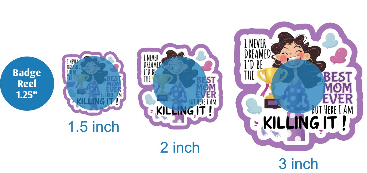 I Never Dreamed Id Be The Best Mom But Here I Am - DECAL AND ACRYLIC SHAPE #DA02922