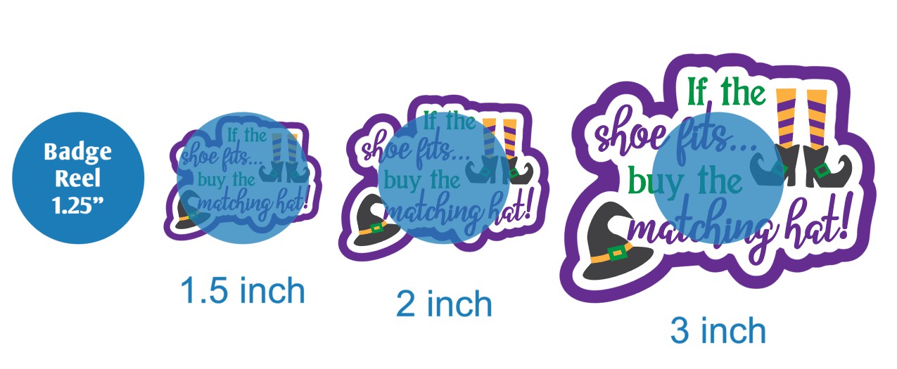 If The Shoe Fits Buy The Matching Hat - DECAL AND ACRYLIC SHAPE #DA02791