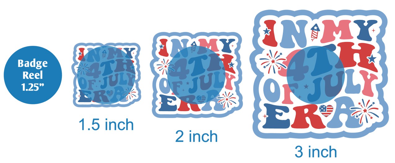 In My 4th Of July Era - DECAL AND ACRYLIC SHAPE #DA02722