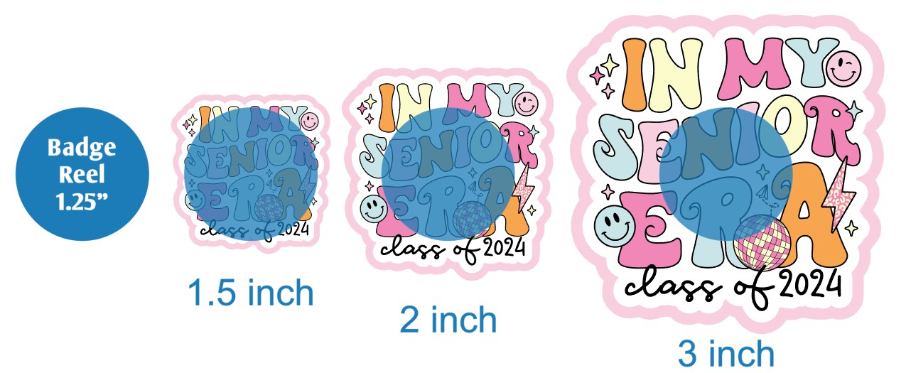 In My Senior Era 2024 - DECAL AND ACRYLIC SHAPE #DA02169