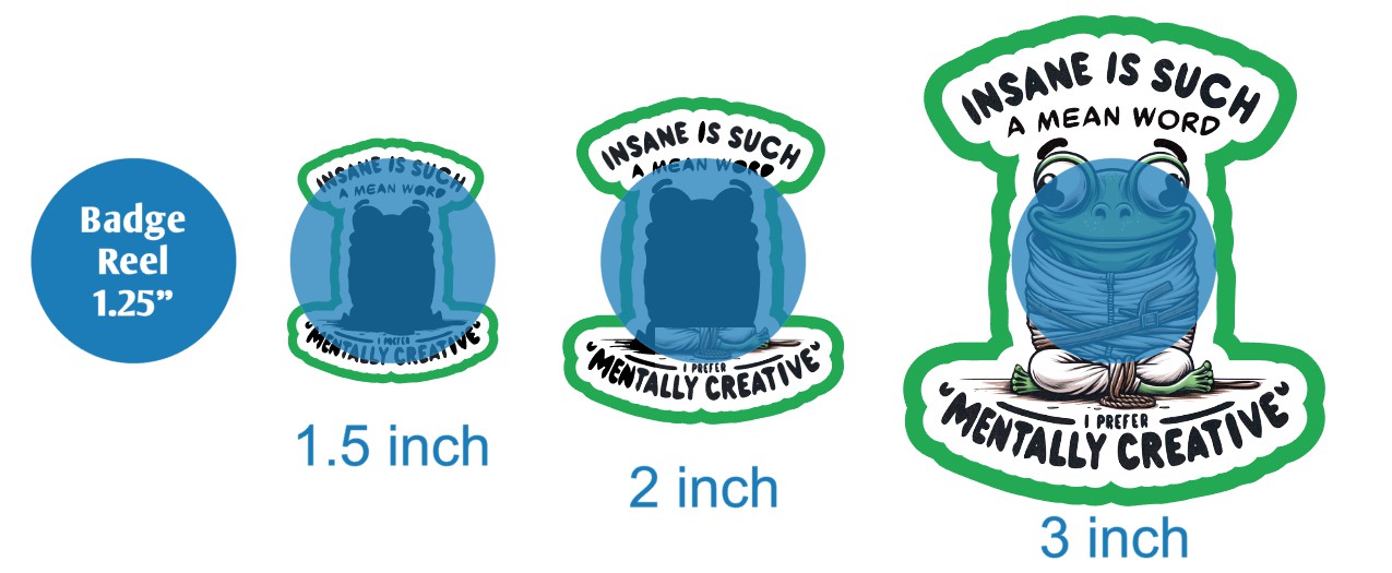 Insane is Such A Mean Word - DECAL AND ACRYLIC SHAPE #DA02358