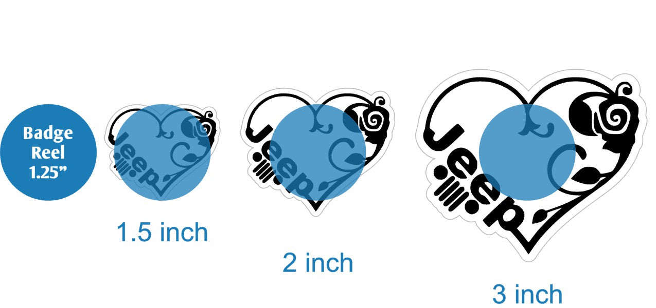 Jeep Heart - Acrylic Shape #493