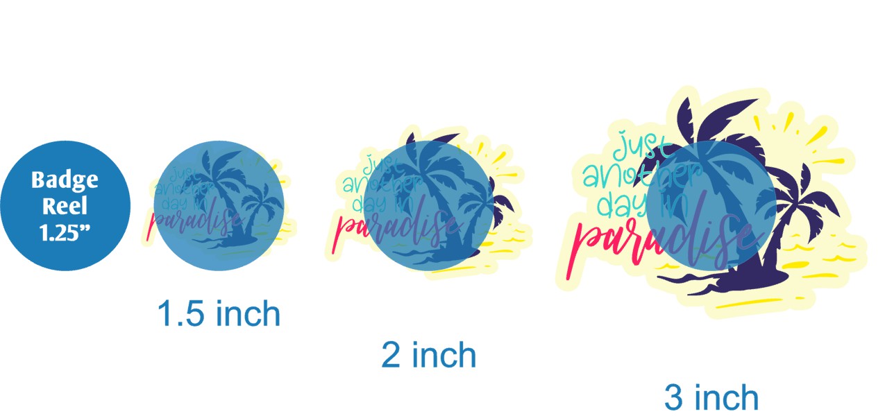 Just Another Day in Paradise - Acrylic Shape #719