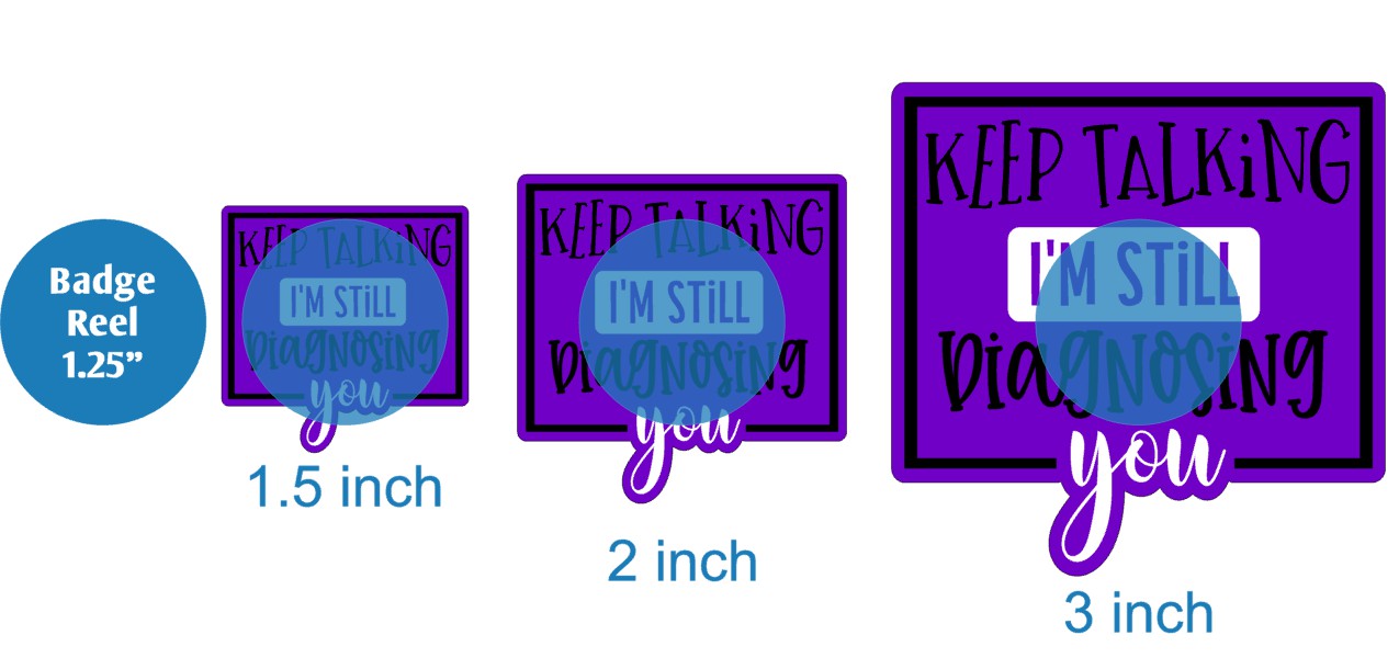 Keep Talking - Acrylic Shape #1240