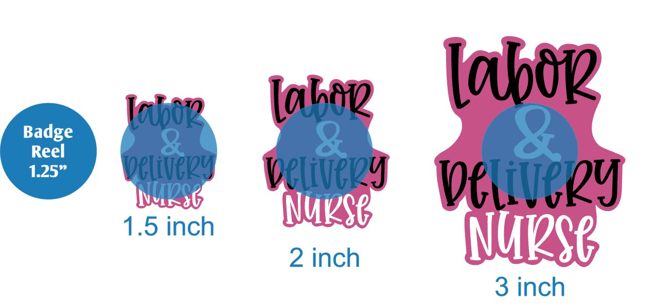 Labor and Delivery Nurse - Acrylic Shape #237