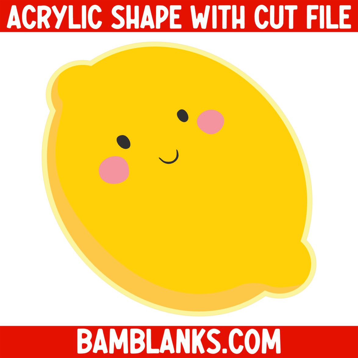 Lemon - Acrylic Shape #756