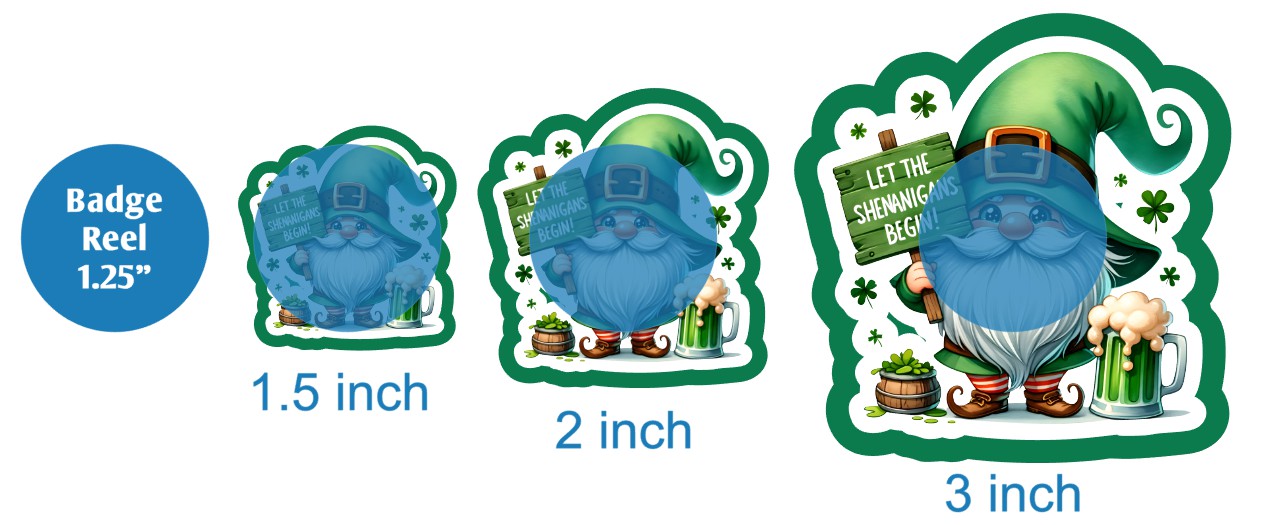 Let the Shenanigans Begin Gnome- DECAL AND ACRYLIC SHAPE #DA03609