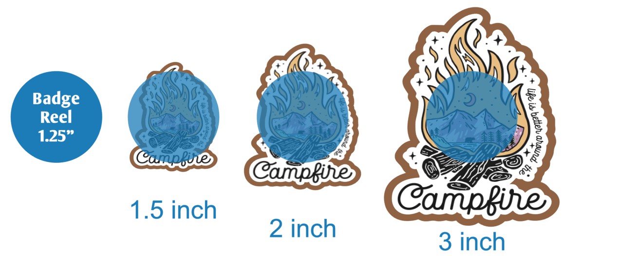 Life Is Better Around The Campfire - DECAL AND ACRYLIC SHAPE #DA02662