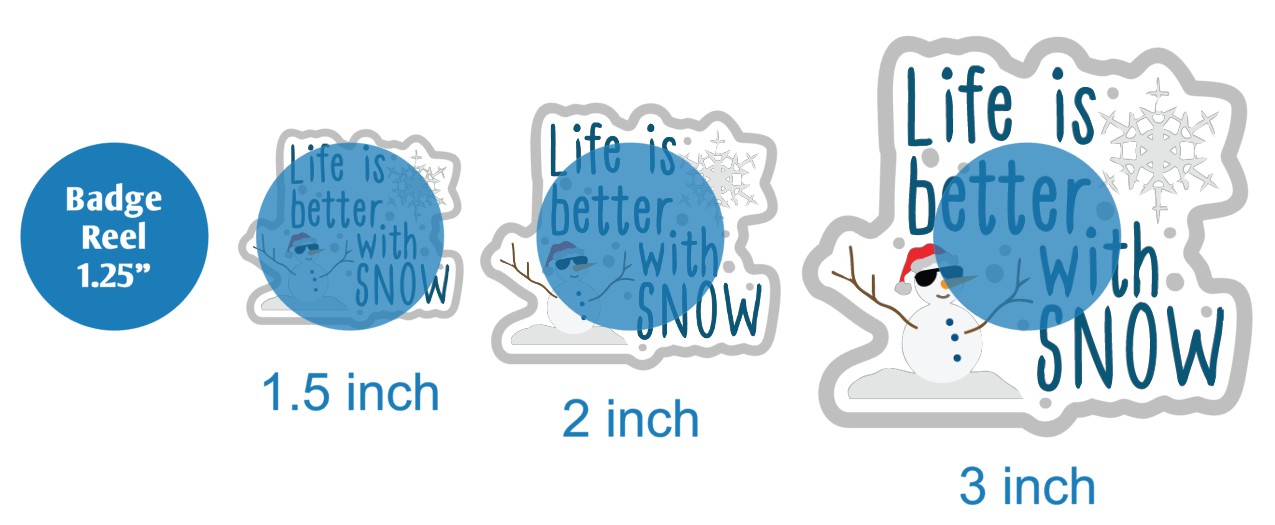 Life is Better with Snow - DECAL AND ACRYLIC SHAPE #DA02502