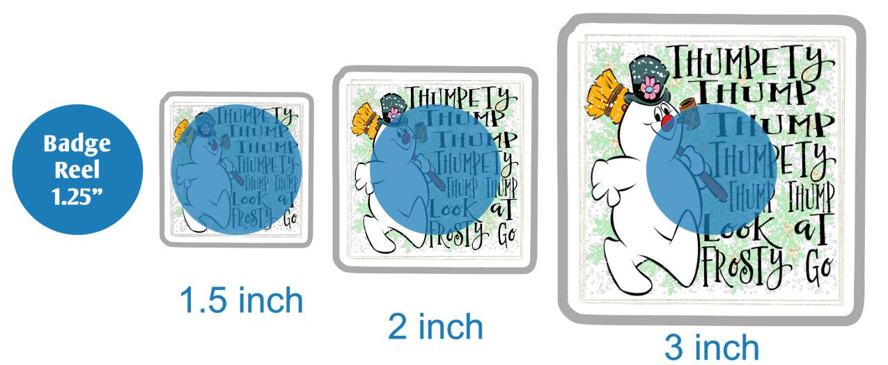 Look At Frosty Go - DECAL AND ACRYLIC SHAPE #DA02572