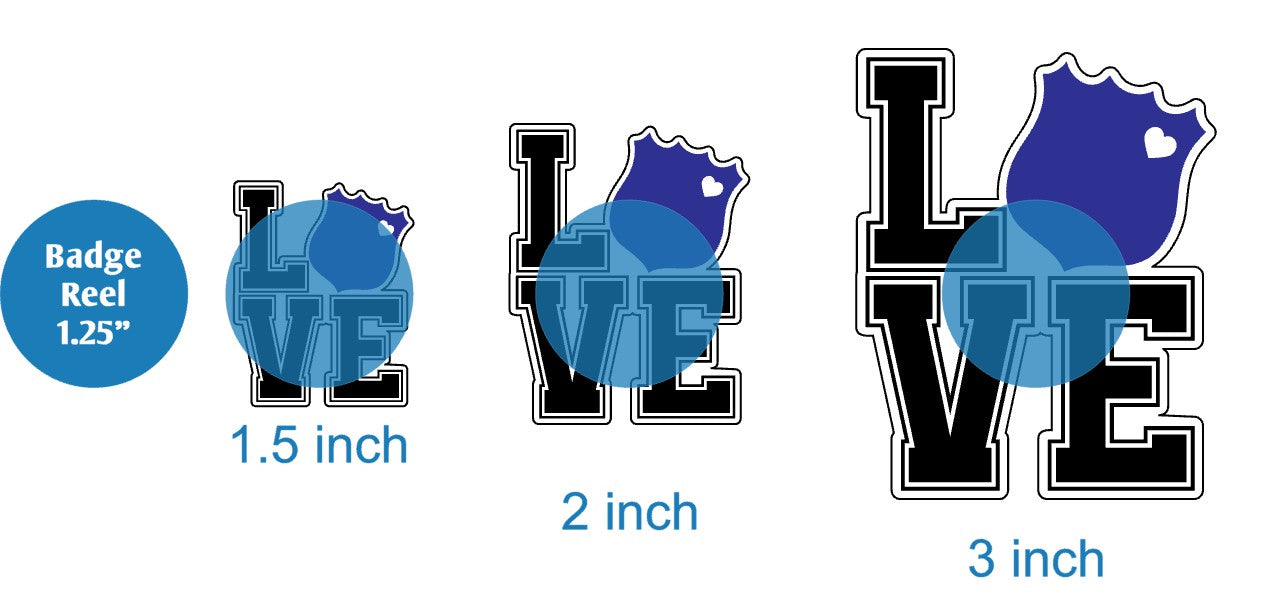 Love Police - Acrylic Shape #1710