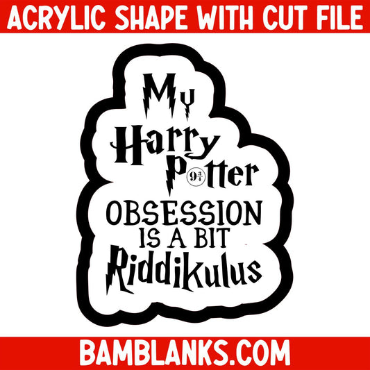My HP Obsession - Acrylic Shape #2520