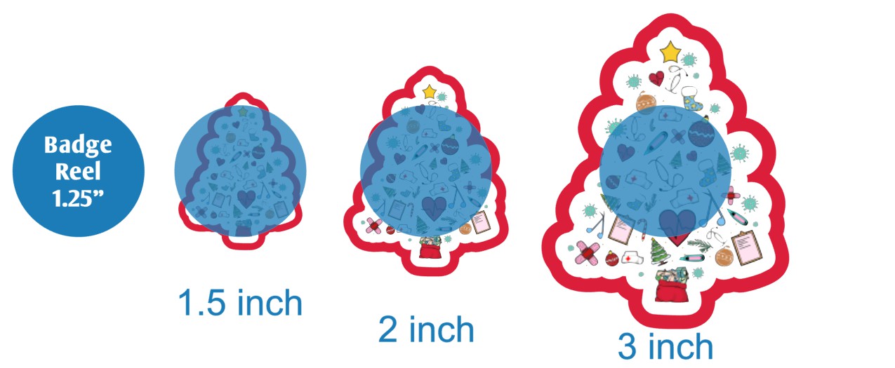 Nurse Christmas Tree - DECAL AND ACRYLIC SHAPE #DA02827