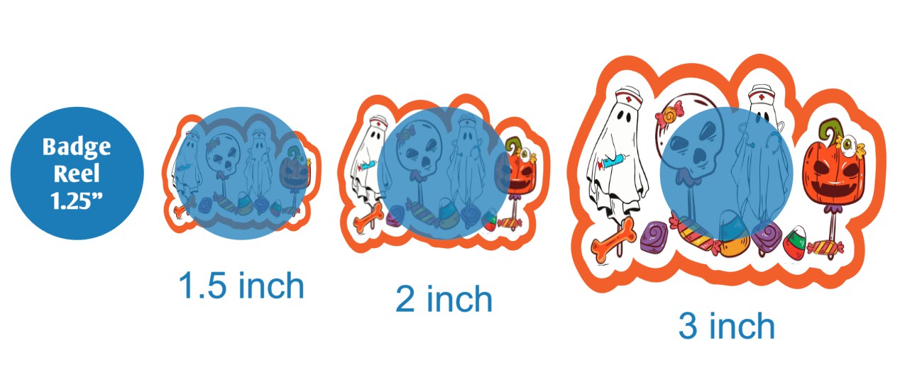 Nurse Ghosts and Candy - DECAL AND ACRYLIC SHAPE #DA02793