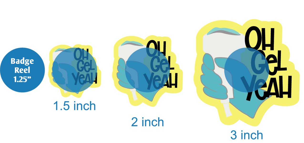 Oh Gel Yeah - Acrylic Shape #1370