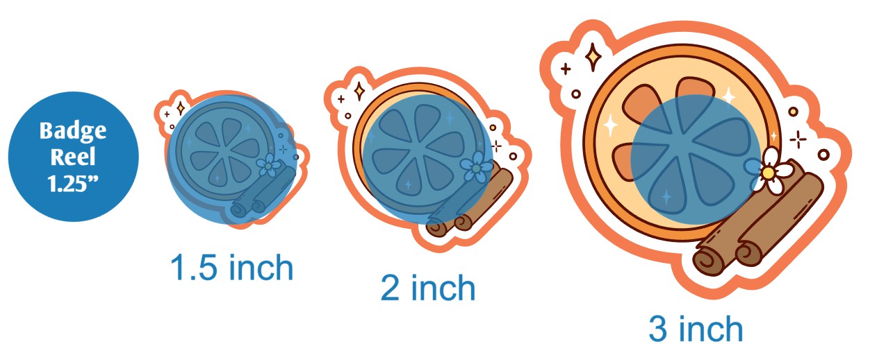 Orange Slices and Cinnamon Sticks - DECAL AND ACRYLIC SHAPE #DA03311